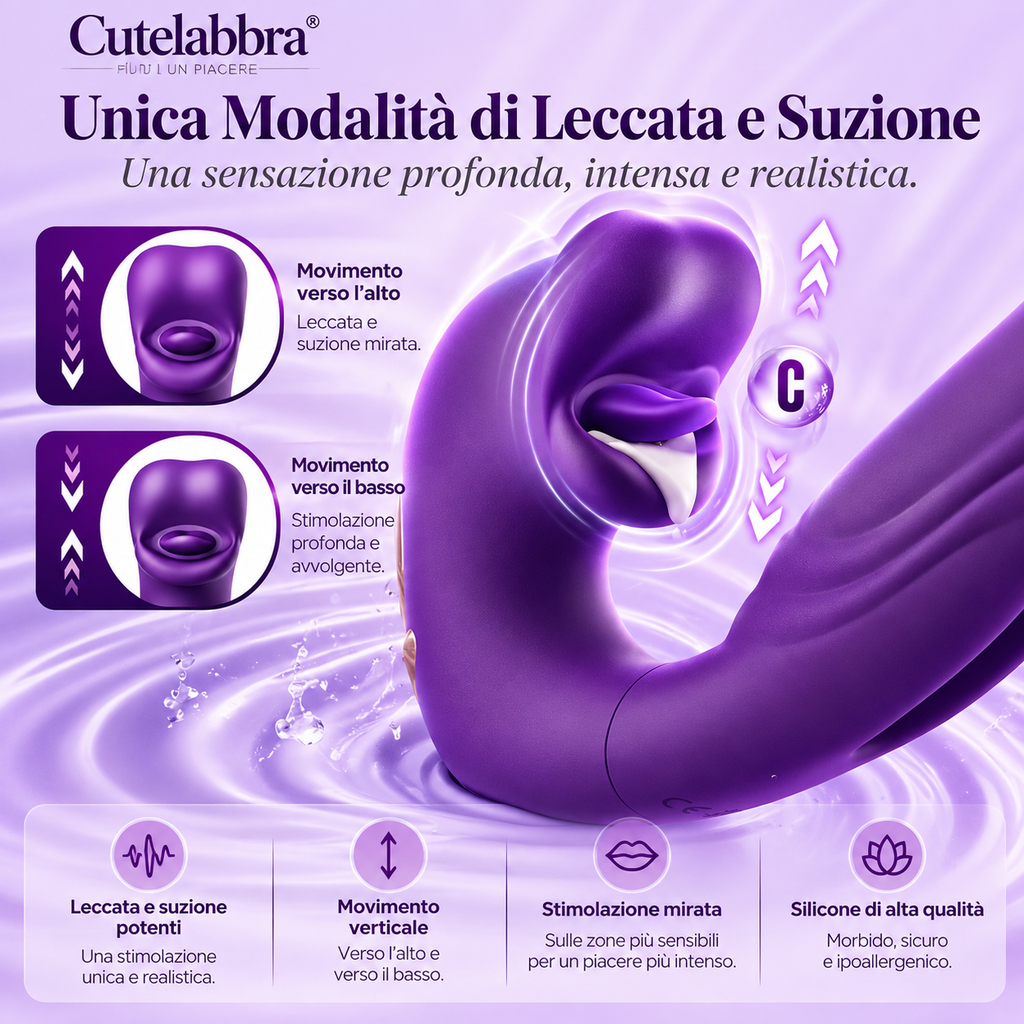 Cutelabbra™ — Stimolatore 4-in-1