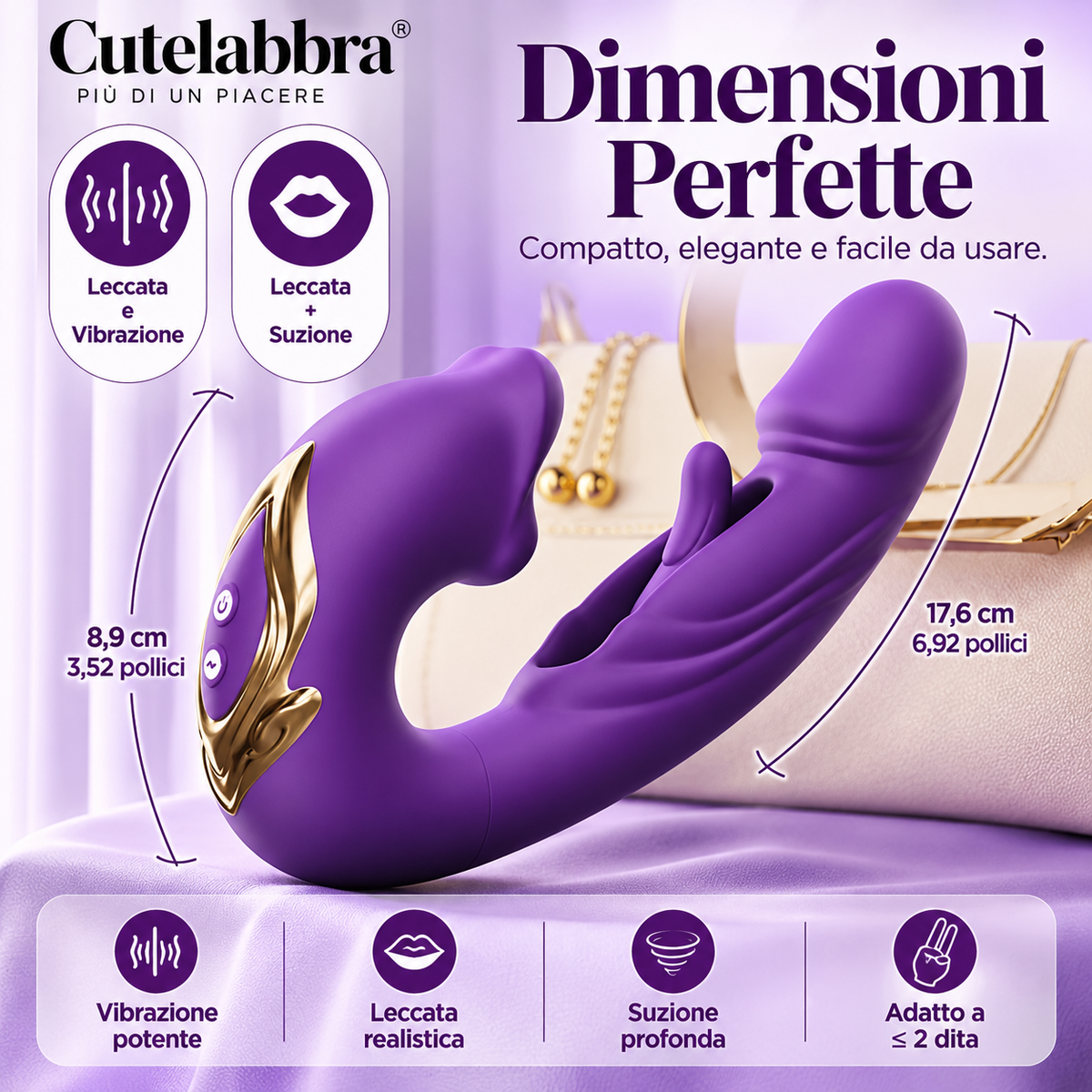 Cutelabbra™ — Stimolatore 4-in-1