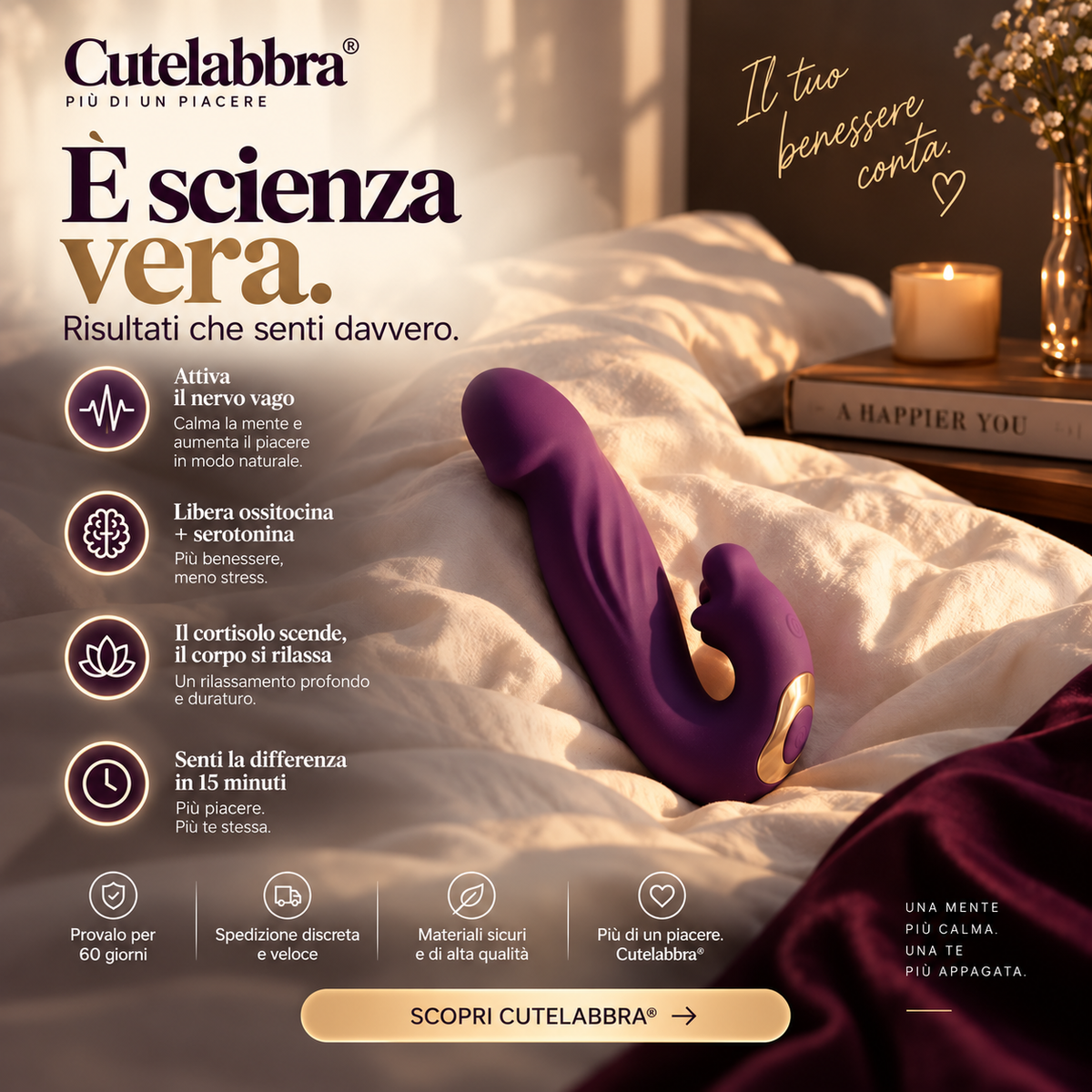 Cutelabbra® Attivatore 4-in-1 per il pavimento pelvico ( 2 acquistati, il 3° in omaggio )