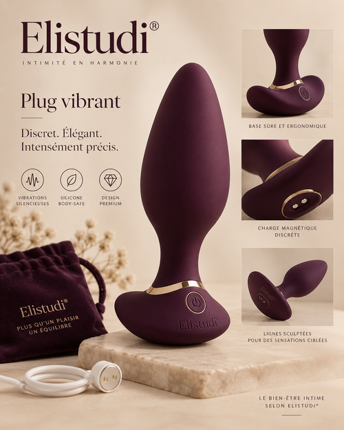 Cutelabbra® Plug Vibrante Unisex — Stimolatore Intimo Premium a Vibrazioni Mirate